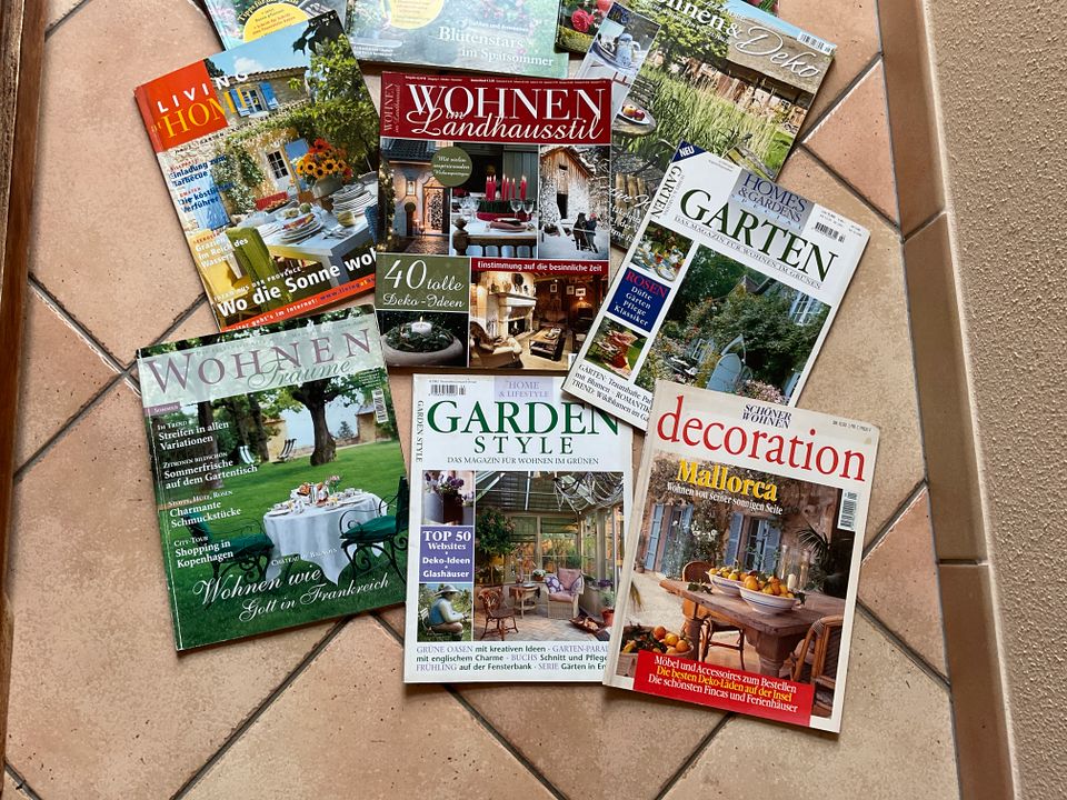 14 x Garten- und Dekorationszeitschriften in Rain Lech