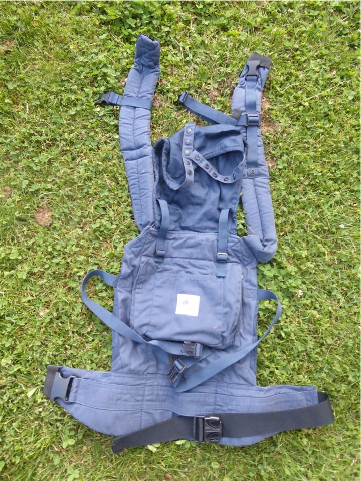 Babytrage, ERGObaby organic, Baby Carrier, dunkelblau in Bad Bellingen