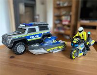 Dickie Toys Polizei SUV Motorrad Boot Set Nordrhein-Westfalen - Burbach Vorschau