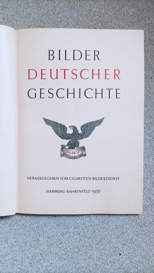Zigaretten Bilder Album Bilder Deutscher Geschichte für 15,25 € in Merseburg
