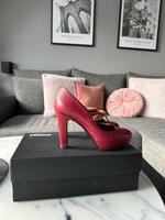 Studio Pollini Heels 36 36,5 Rot Weinrot Blogger Style Lübeck - Innenstadt Vorschau