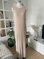 H&M beige Kleid geripptes Strickkleid // 42 XL Obervieland - Kattenturm Vorschau