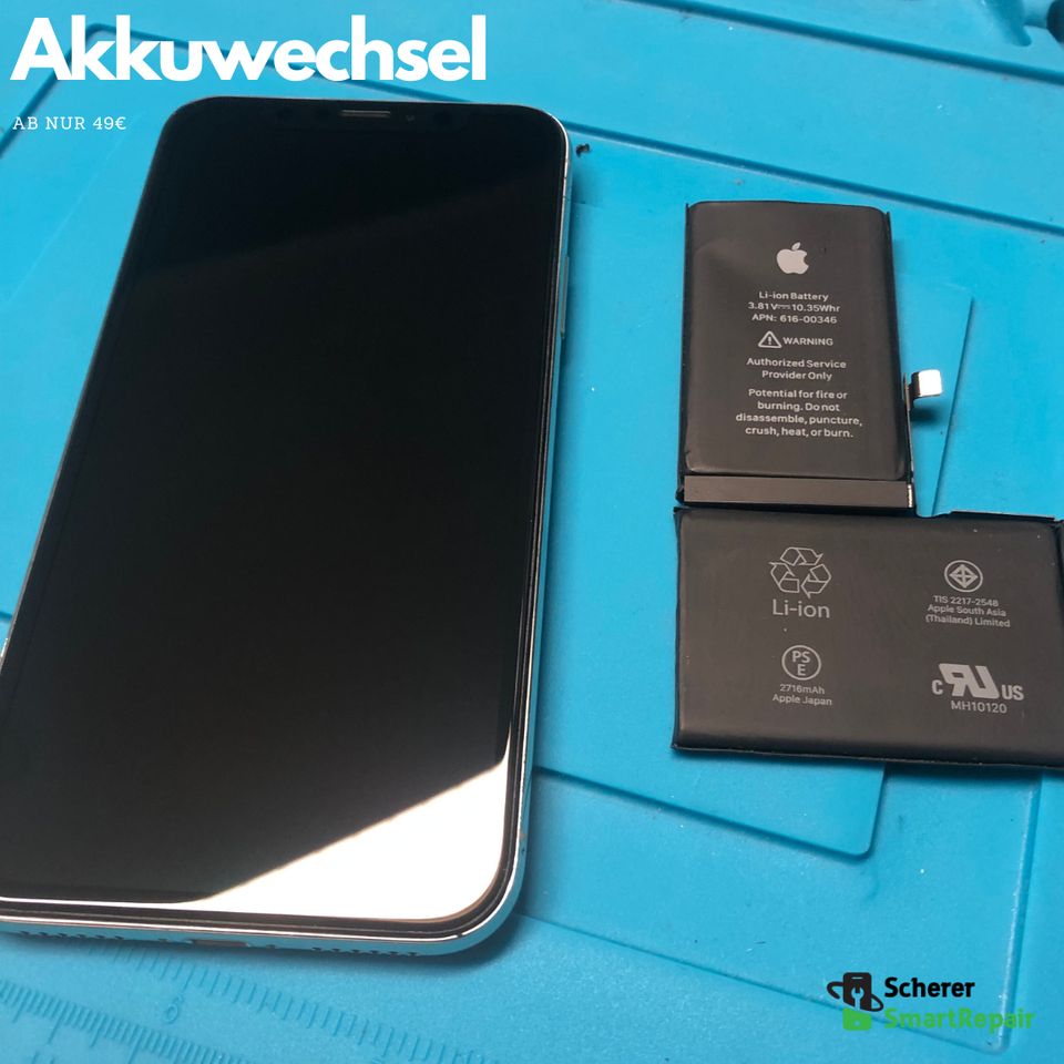 iPhone Reparatur Display Backcover Akku u.v.m 13/12/11/X/XS/XR/XS MAX/SE/8/7/6 in Uelzen