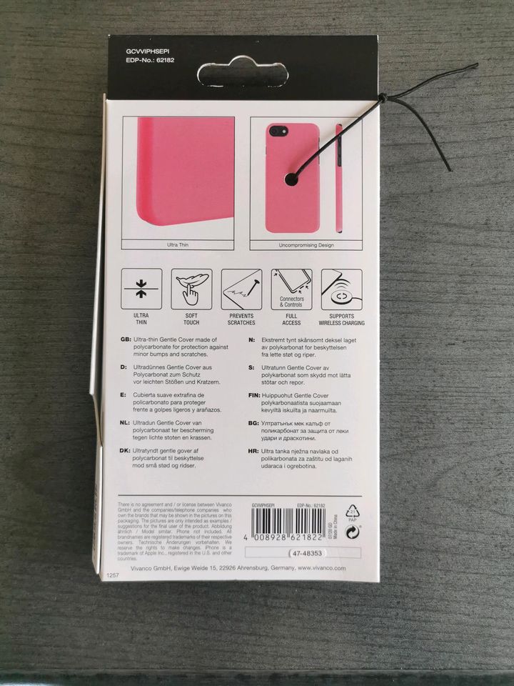 NEU und Originalverpackt - Vivanco Schutzhülle f. iPhone SE/8/7/6 in Würzburg