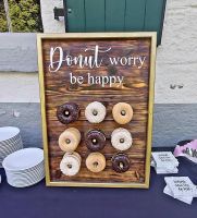 1x Donut Wand Hochzeit Vintage Gold Nordrhein-Westfalen - Meschede Vorschau