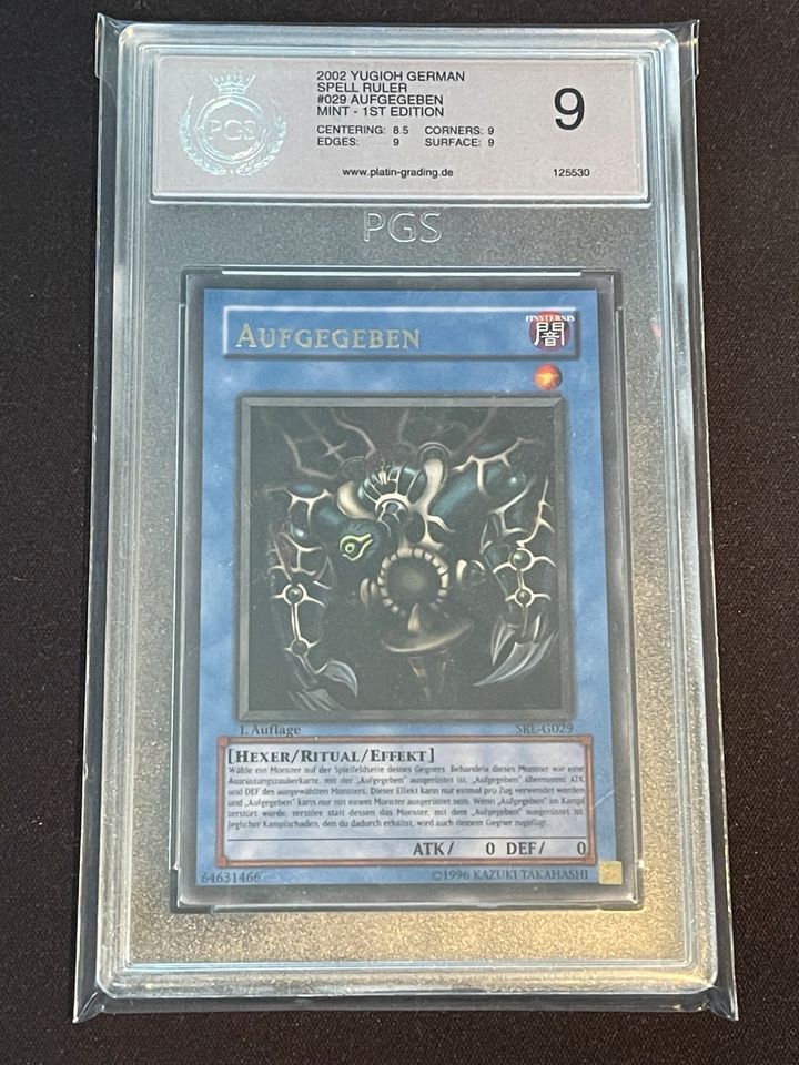 Yu-Gi-Oh! Aufgegeben SRL 1. Auflage Oldschool Selten in Neuwied