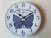 hübsche „Vintage Butterflies“ Wand Uhr Baden-Württemberg - Renningen Vorschau