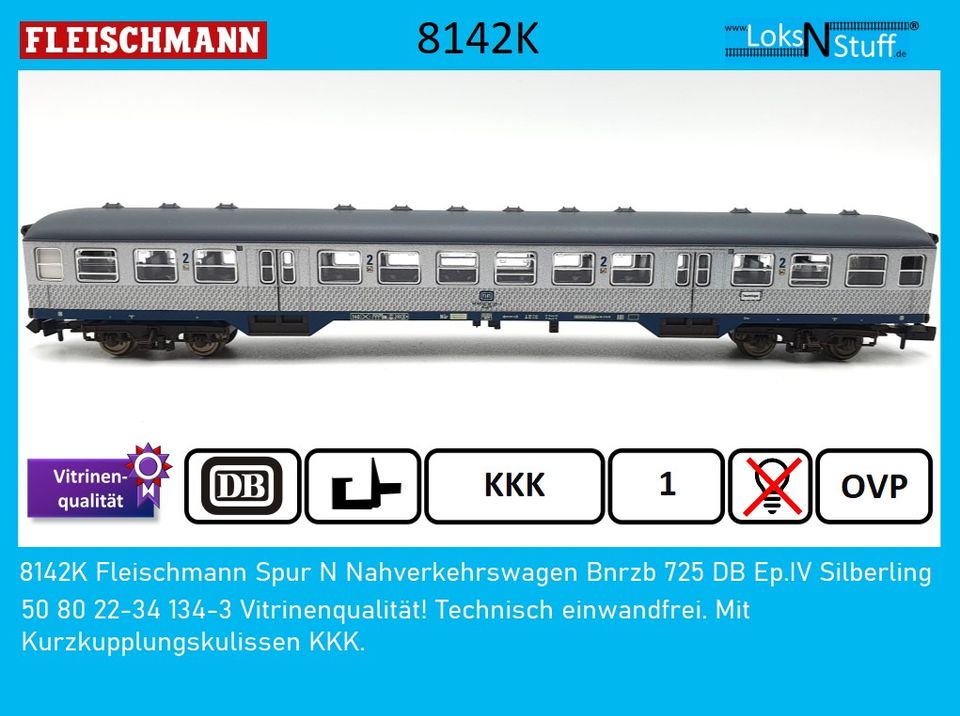 8234 Fleischmann Spur N Containertragwagen Lbs DB Ep.IV DB in Eschwege