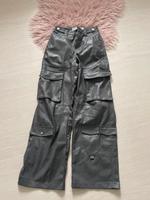 Bershka Lederhose in dunkelgrau Bayern - Bayreuth Vorschau