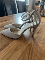 Rainbow Club 40  Glitzer Gold Brautschuhe Pumps Hochzeit Bayern - Teisendorf Vorschau