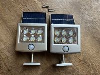 2x LIVARNO home Strahler LED Solar mit Bewegungsmelder Niedersachsen - Rhauderfehn Vorschau