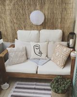 Neu Gartensofa Gartensessel Zora weiß grau rattan Gartenlounge Hessen - Wiesbaden Vorschau