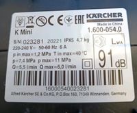 Hochdruckreiniger Kärcher K Mini Baden-Württemberg - Sersheim Vorschau