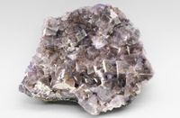 Mineralien Edelstein - FLUORIT Stufe - tolle Lila Kristalle 417g Sachsen - Rochlitz Vorschau