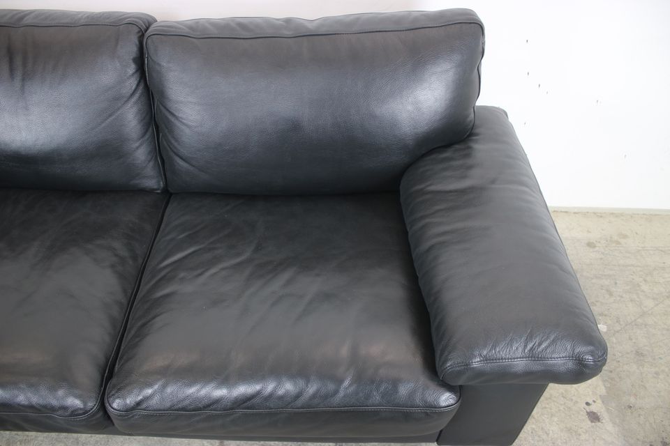 Rolf Benz Zweisitzer Sofa Echt Leder Couch Schwarz Designer in Berlin