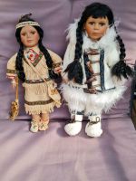 Puppen Puppe Indianer Eskimo Porzellan Dithmarschen - Heide Vorschau