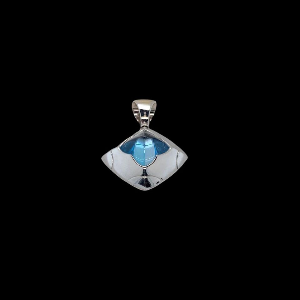 Bvlgari Bulgari Schmuckset Pyramid Anhänger + Ohrringe 18K Topaz in Ebersberg