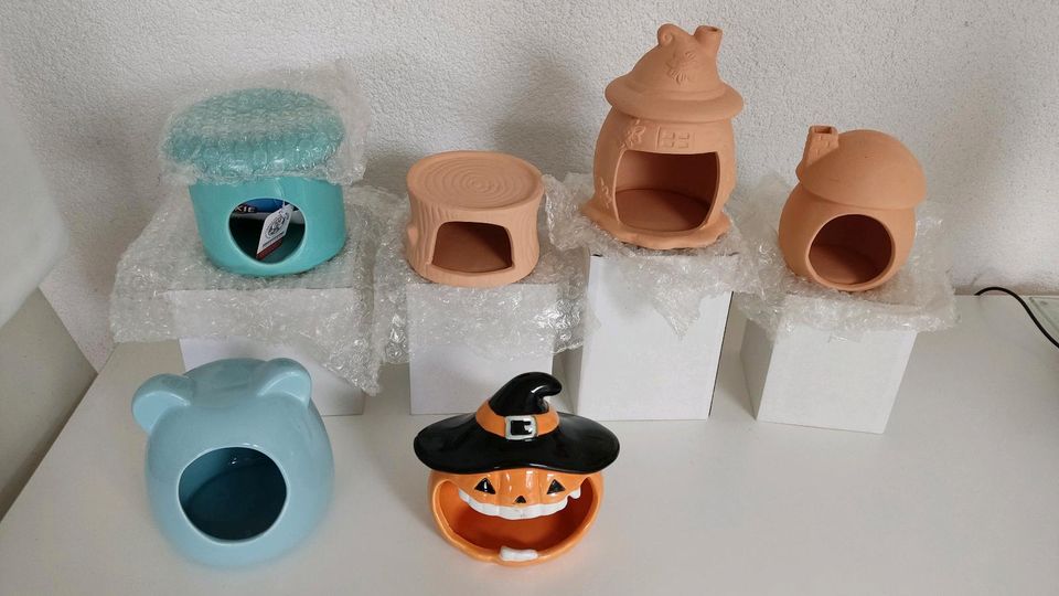 Hamster Keramik Verstecke Trixie Öhrchenbad in Lautertal