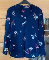 Blaue Bluse mit Blumenmuster, Größe 36, QS Bayern - Hauzenberg Vorschau