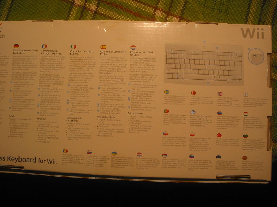 LOGITECH Cordless Keyboard for Wii - Deutsches Tastaturlayout NEU in Hannover