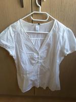 Bluse Damen weiß Gr. 42 von H&M Hessen - Niedernhausen Vorschau