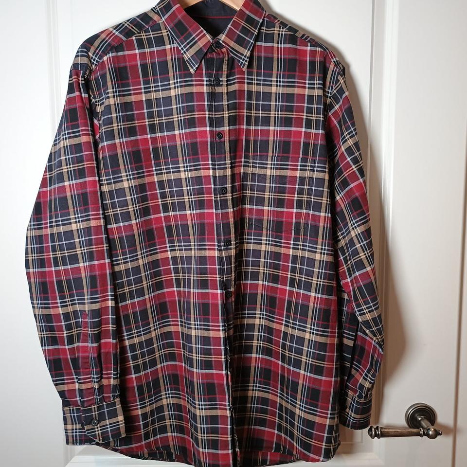 Walbusch Herren Langarm Comfort Hemd | Gr. L 41/42 | Tartan-Karo in Holzkirchen