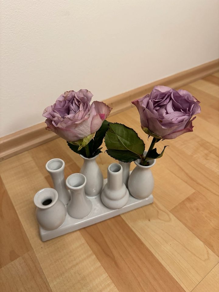 Vase weiß 18 cm in Wertingen