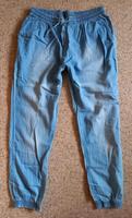 Gina Joggpants leichte Sommerhose Gummibund blau Gr. 40 / L Bayern - Sonnefeld Vorschau