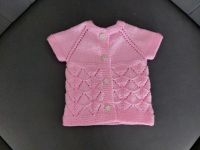 Handgestrickte Baby Strickweste mit Babywolle Hessen - Kriftel Vorschau