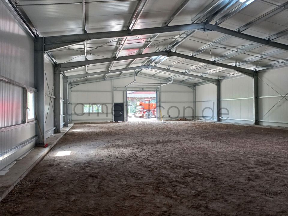 8x20x4,3m Stahlhalle Konstruktion - Industriehalle Lagerhalle PV in Düsseldorf