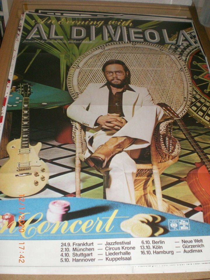 Al Di Meola - Live 1978 Tourplakat Poster Konzertplakat in Hemer