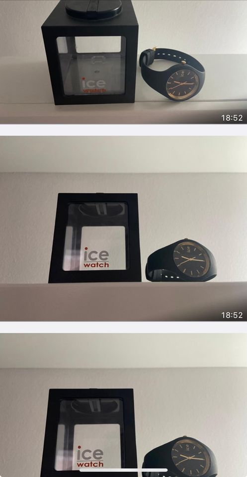 ICE Watch schwarz Glitzer NEU Armbanduhr Uhr in Buxtehude