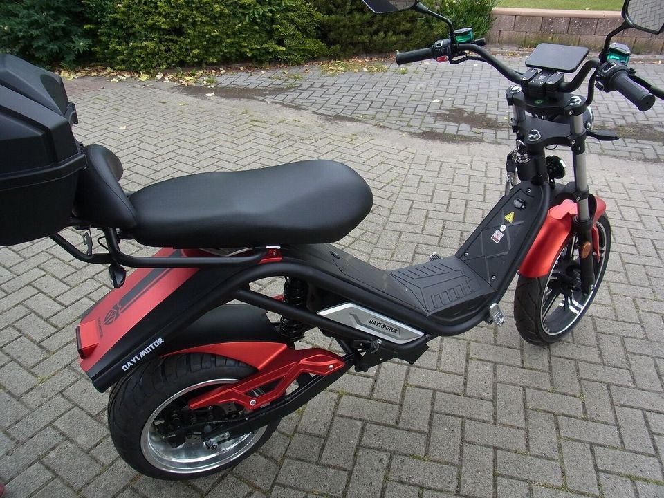 Elektro Roller Scooter E-thor 6.0B 4kw 60V 38AH Straßenzulassung in  Niedersachsen - Ganderkesee, Motorroller & Scooter gebraucht