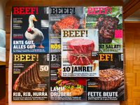 7 x Beef! Zeitschrift Hefte 2/2019 - 2/2020 grillen Grill Rezepte Bayern - Sommerach Vorschau