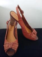 MARCO TOZZI  Peeptoes Sandaletten Pumps Leder cognac 40 w.NEU Nordrhein-Westfalen - Schalksmühle Vorschau