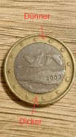 1€ Fehlprägung Jahr 2000 Finnland Singschwäne Brandenburg - Neuruppin Vorschau
