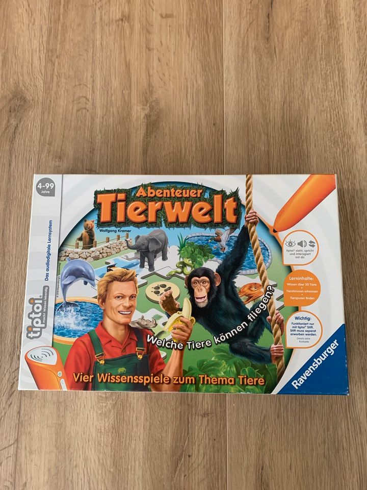tiptoi Abenteuer Tierwelt, Lernspiel/ Wissensspiel in Magdeburg