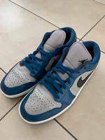 Nike Air Jordan 1 Low French Blau College Grey Größe 44 1/2 Hessen - Dornburg Vorschau
