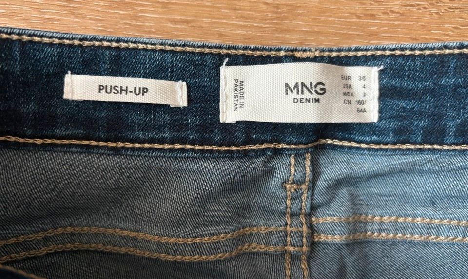 original MNG Mango Denim Push-Up Damen Jeans Gr. 36 in Ottersweier