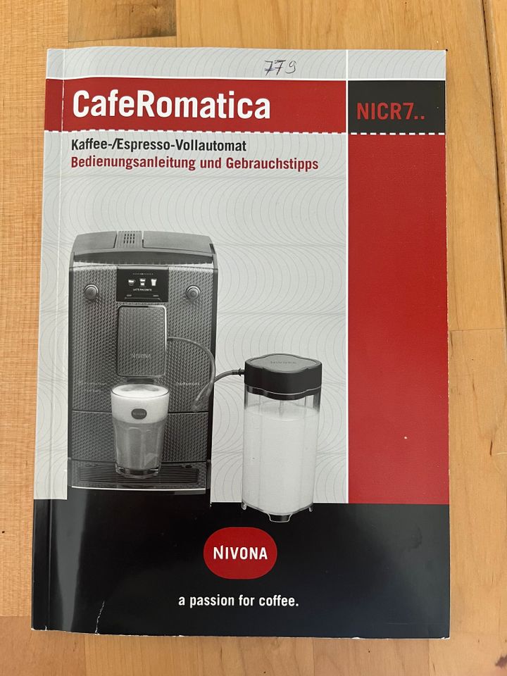 Nivona Kaffeevollautomat Café Romantica Modell 779 in Dannstadt-Schauernheim