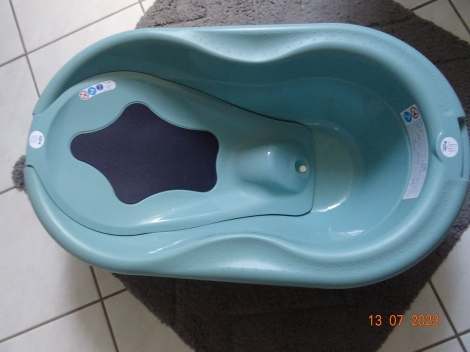 Baby Badewanne m.extra Badewannensitz,in cool blue,v. rotho,NP52€ in Solingen