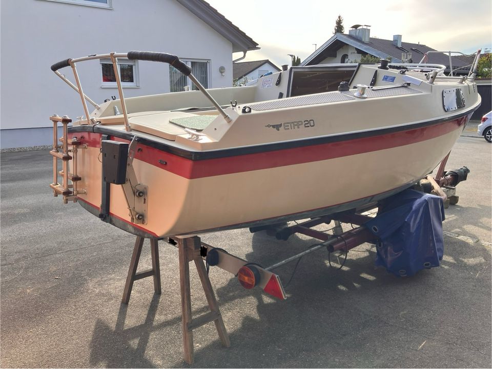 Segelyacht Etap 20, Mahagoni, Teak, top gepflegt, auf Trailer in Biberach an der Riß