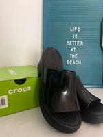 Crocs Brooklyn slide high shine Gr 39-40 Bayern - Fürstenfeldbruck Vorschau