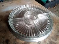 DDR Snack Schale 5 teilig Glas Sachsen - Schönfeld Vorschau
