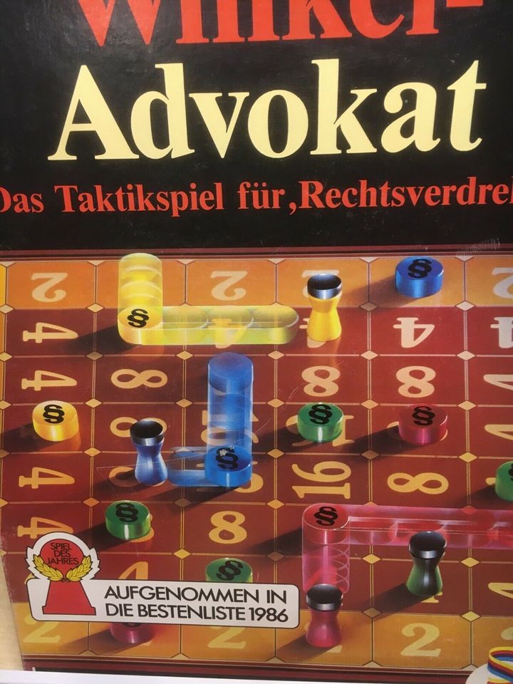 Brettspiel Spiel Advokat Tatikspiel f Rechtsverdreher ab 12 2-4 P in Burglengenfeld