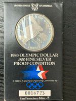 Münze USA Olympic Dollar 1983 Bochum - Bochum-Südwest Vorschau