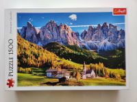 Trefl Puzzle 1500 Teile "Val di Funes valley, Dolomiten, Italy" Kreis Ostholstein - Heiligenhafen  Vorschau