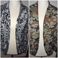 Melrose 40 Camouflage Schlangenprint Strickjacke Cardigan Jacke Bayern - Mühlhausen i.d. Oberpfalz Vorschau