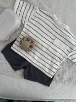 Zara Baby Strick Set 80 beige grau Shirt & Hose Bayern - Tittling Vorschau