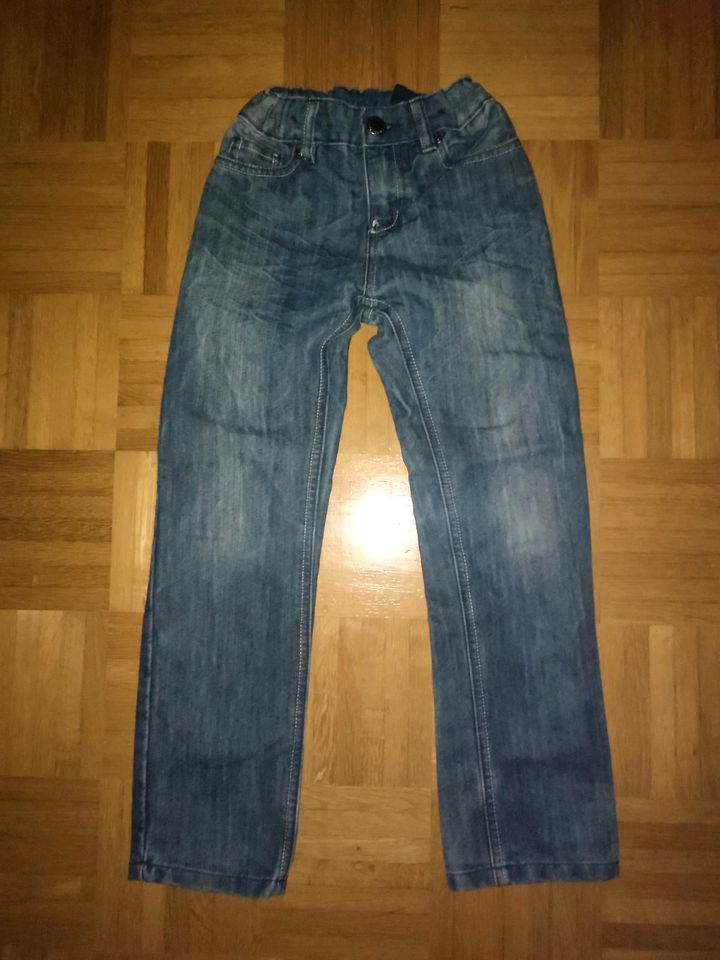 y.f.k jungen jeans straight gerades bein gr 128 blau in Feldkirchen